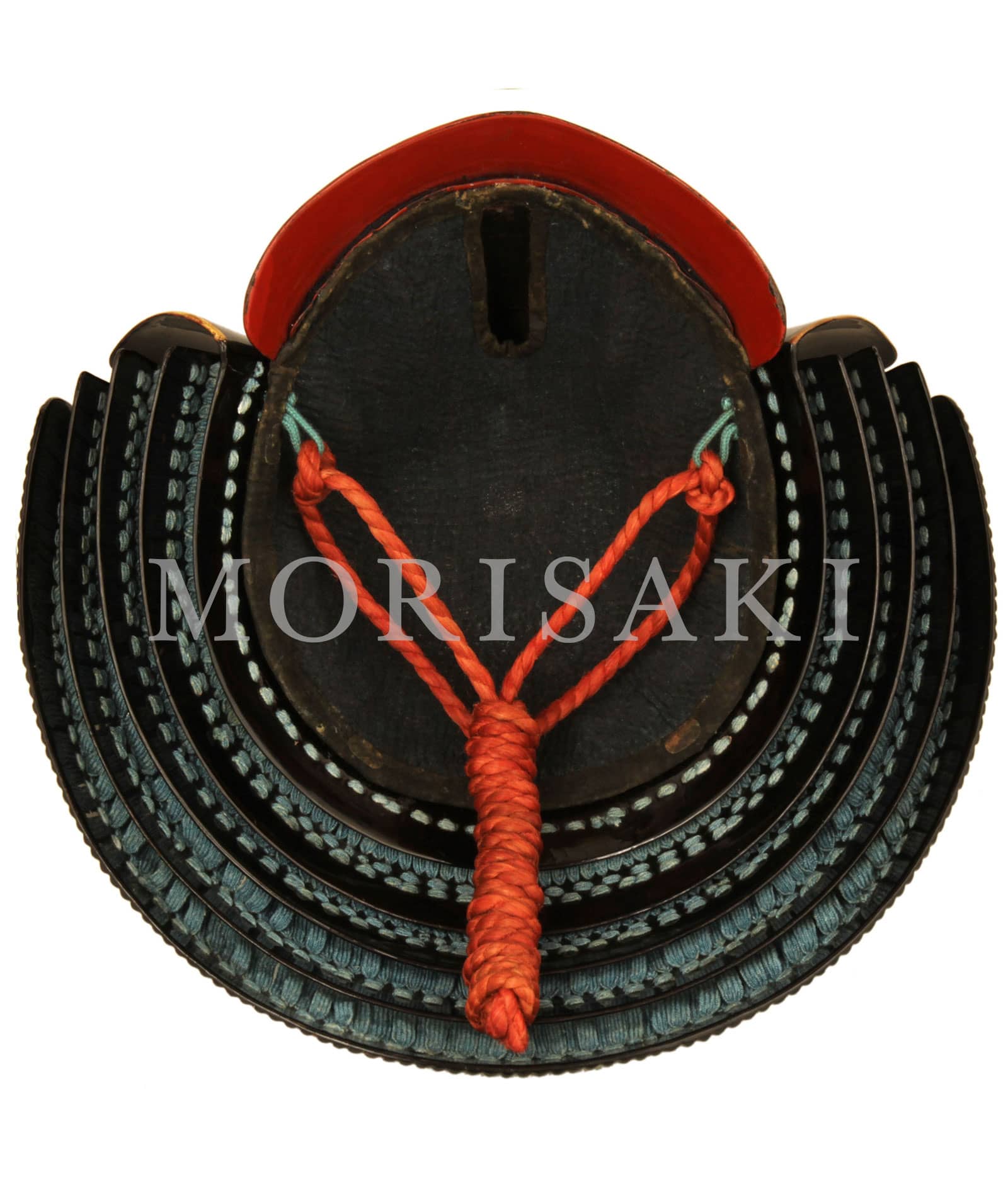 商品名 ： K-27 黒漆塗三十六間阿古陀形兜 ] 甲冑・武具MORISAKI