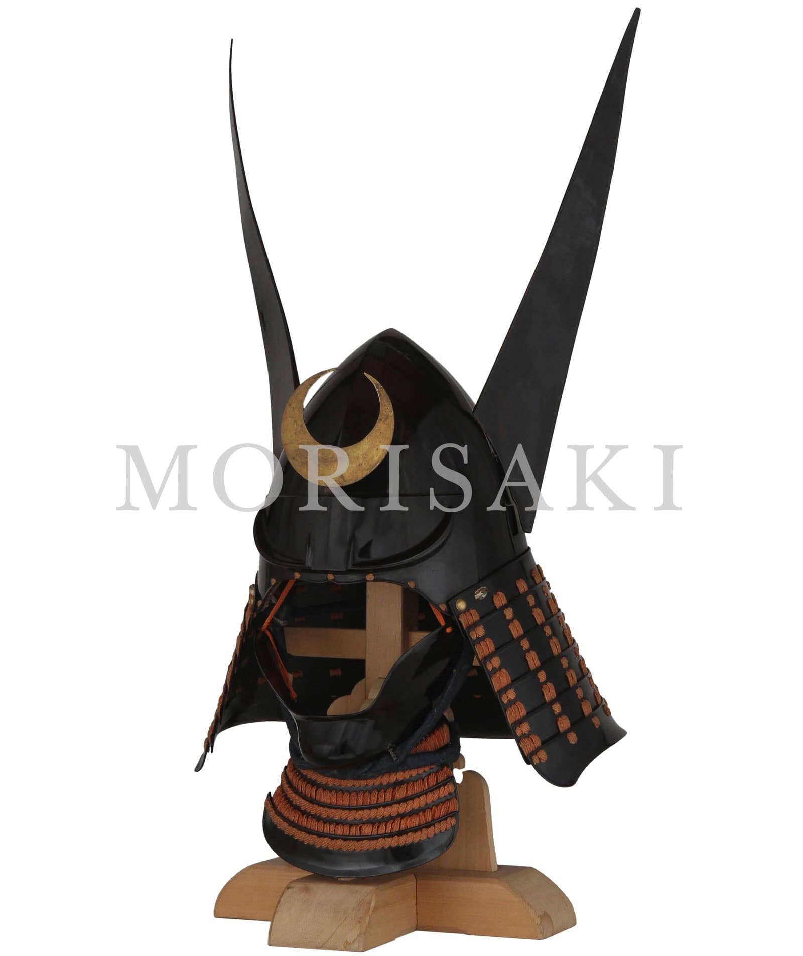 Item : K-36 Kuro-Urushi-Nuri Shinomi-Nari kabuto (include